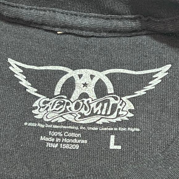 Aerosmith Walk This Way Shirt Large Black Graphic Official Store Licensed Shirt - Picture 4 of 4